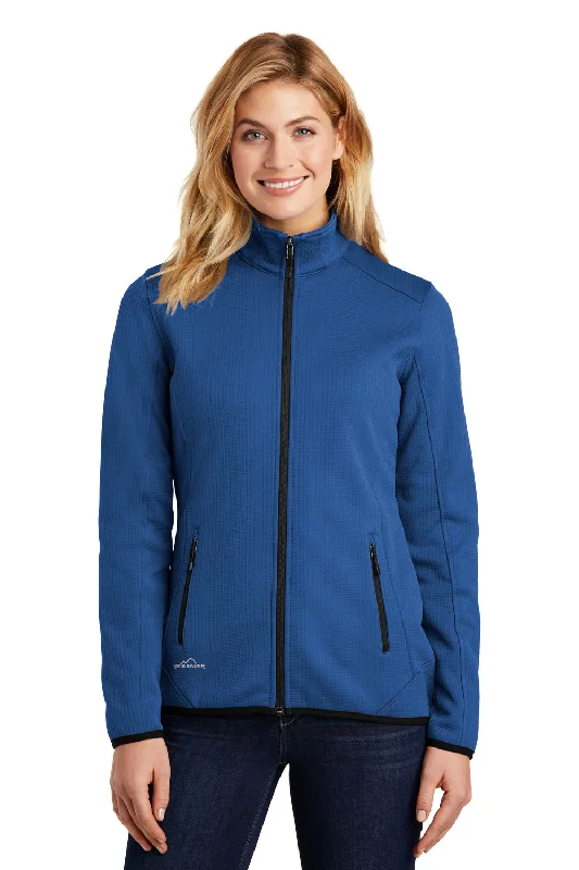 Eddie Bauer Womens Dash Pill Resistant Full Zip Jacket - Cobalt Blue