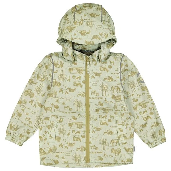 Mikk-Line Summer Jacket AOP Desert Sage