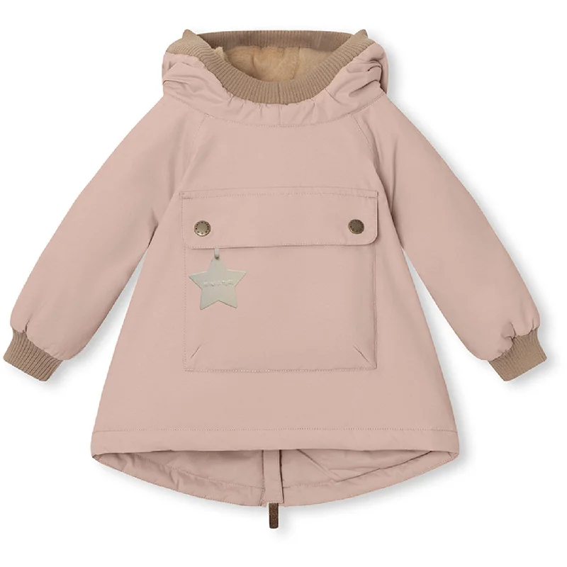 Mini A ture Adobe rose Baby Wen Fleece anorak