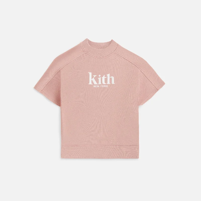 Kith Kids Nelson Short Sleeve Crew - Dusty Quartz