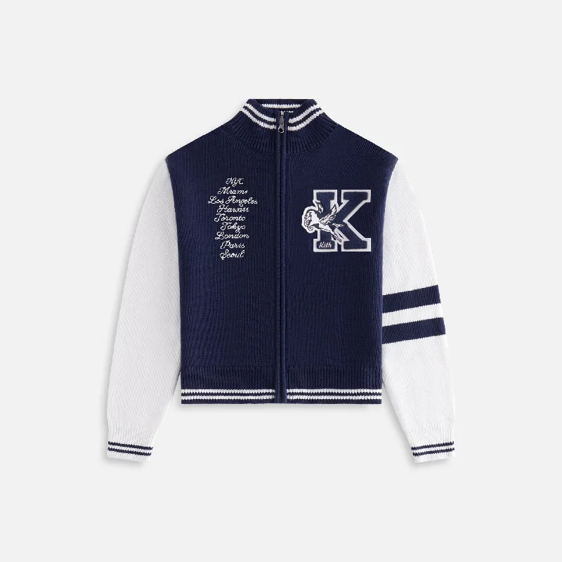 Kith Kids Wyona Varsity Sweater - Nocturnal