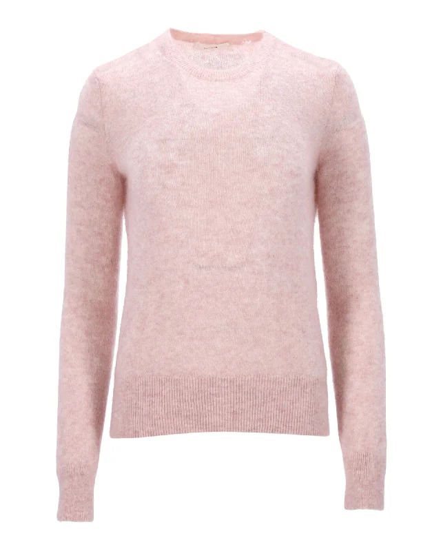 The Row Minco Sweater in Pink Cashmere