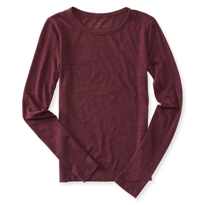 Aeropostale Womens Long Sleeve Basic T-Shirt