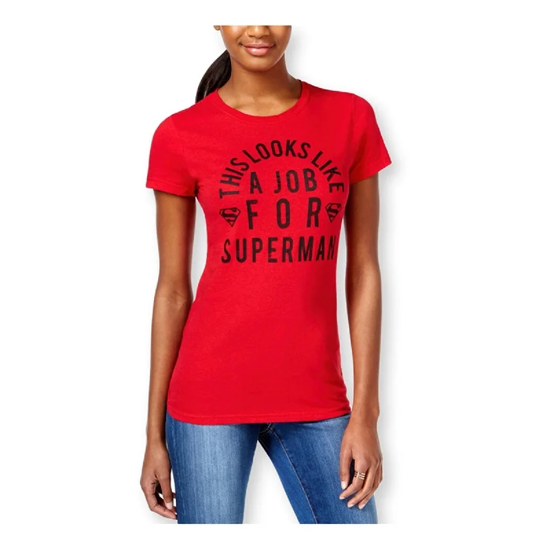 Bioworld Womens This Looks Like A Job For Superman Graphic T-Shirt