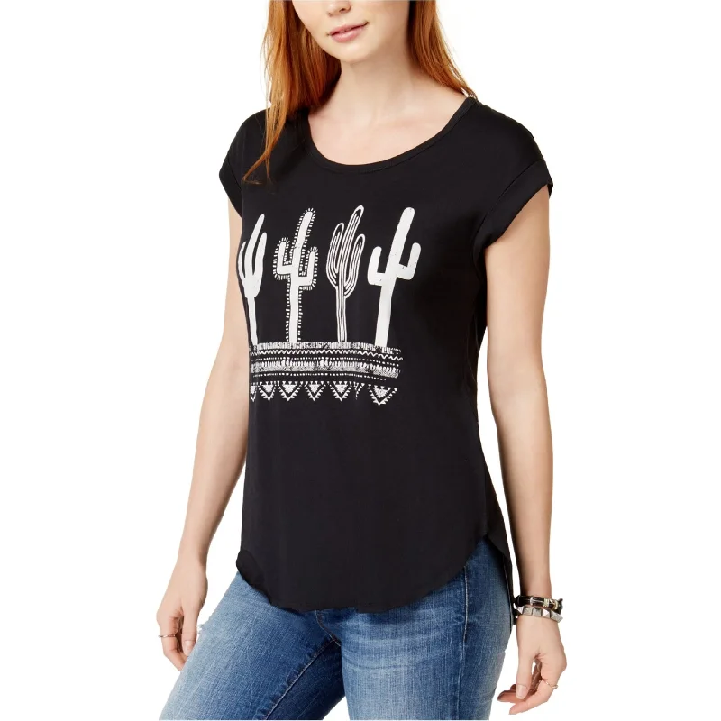 Carbon Copy Womens Cactus Graphic T-Shirt