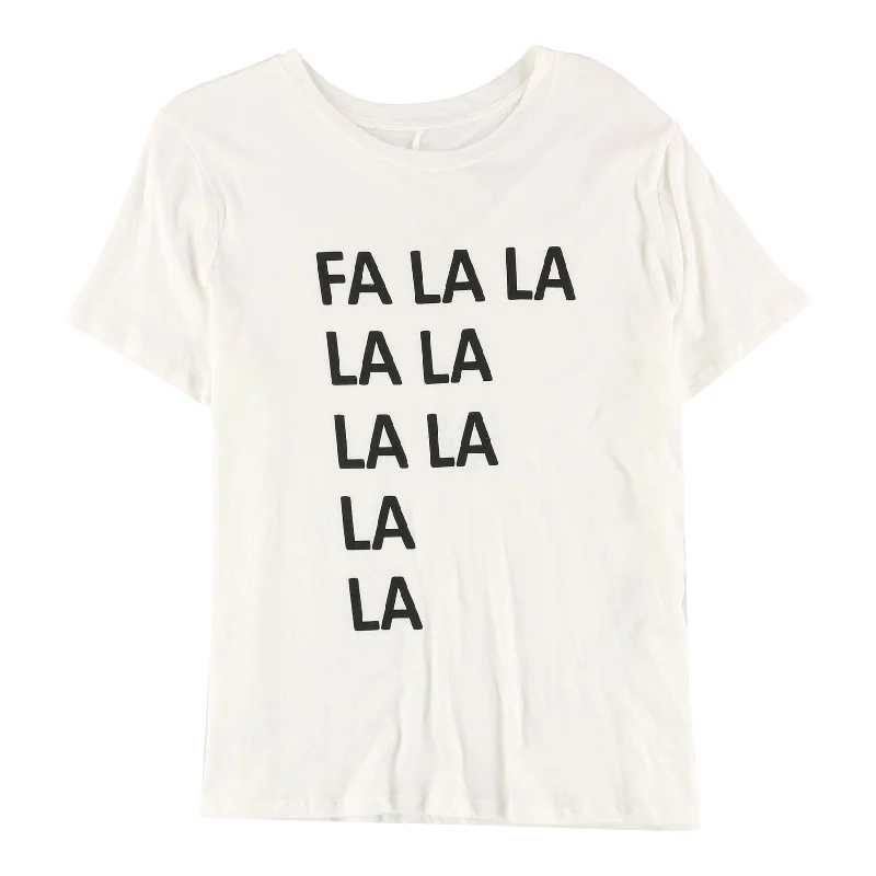 Carbon Copy Womens Fa La La Graphic T-Shirt