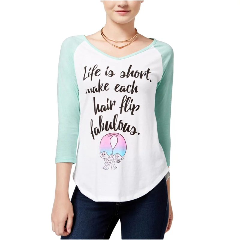 Dreamworks Womens Life Is Short Graphic T-Shirt