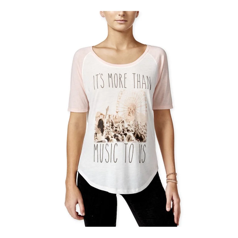 Hybrid Womens More Than Music Graphic T-Shirt