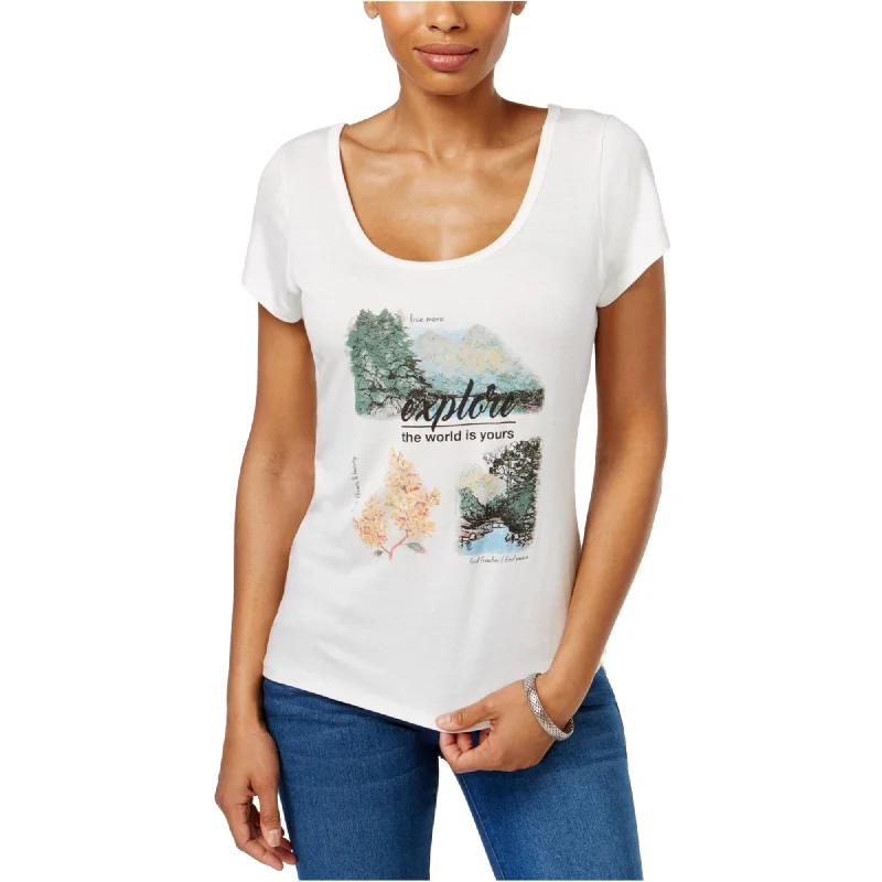 Jamie & Layla Womens Explore Graphic T-Shirt