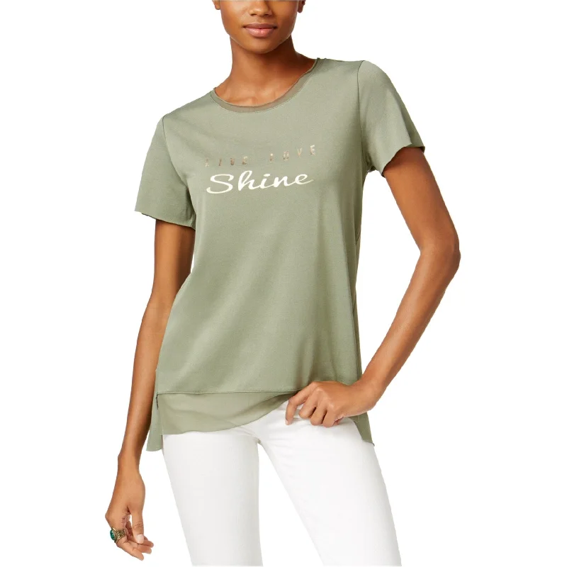 Jamie & Layla Womens Live Love Shine Graphic T-Shirt