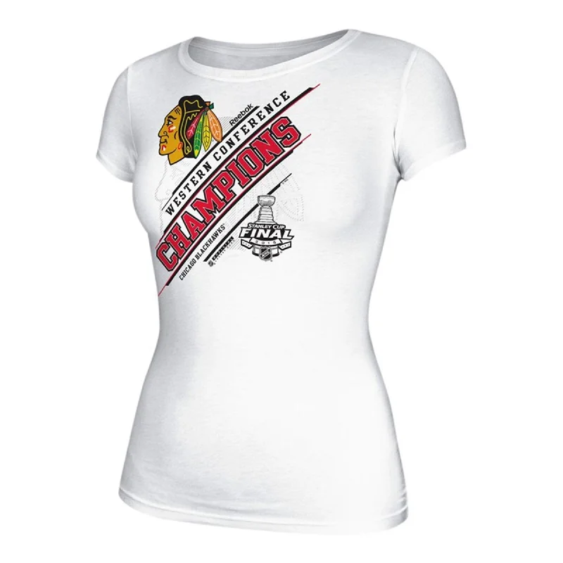 Reebok Womens 2015 Western Conference NHL Graphic T-Shirt, White, X-Large