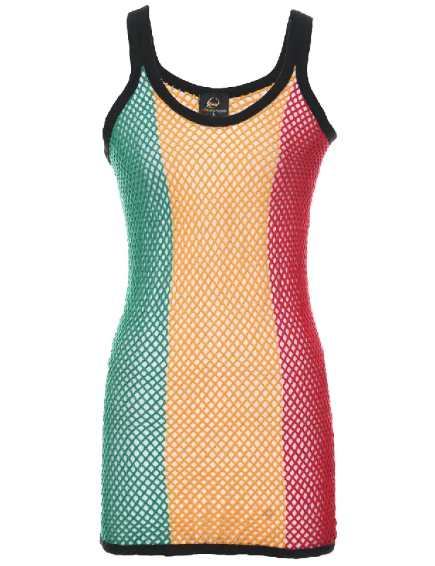 Colour Block Vest - L