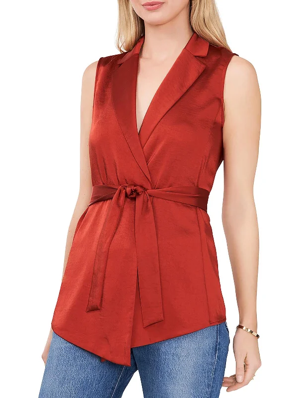 Womens Evening Collar Casual Vest