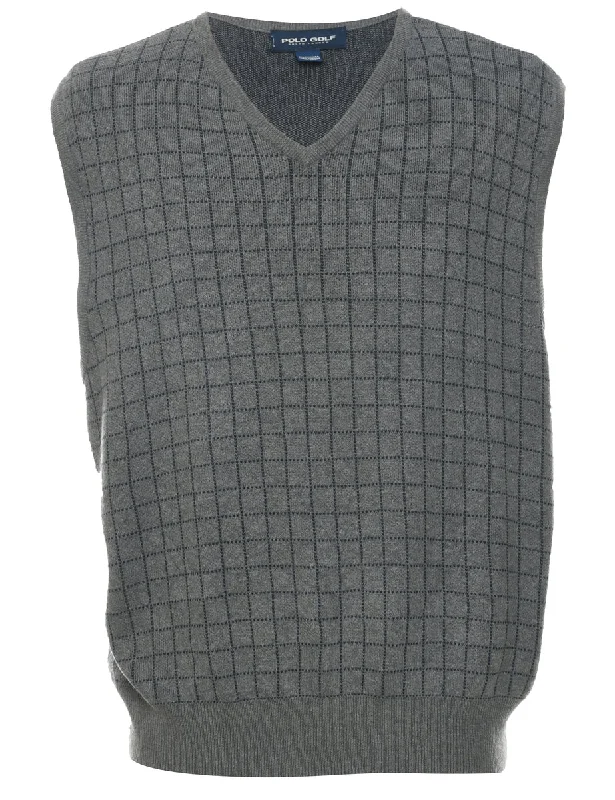 Ralph Lauren Checked Vest - XXL