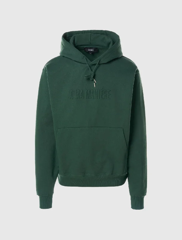 CONTRAST STITCH HOODIE