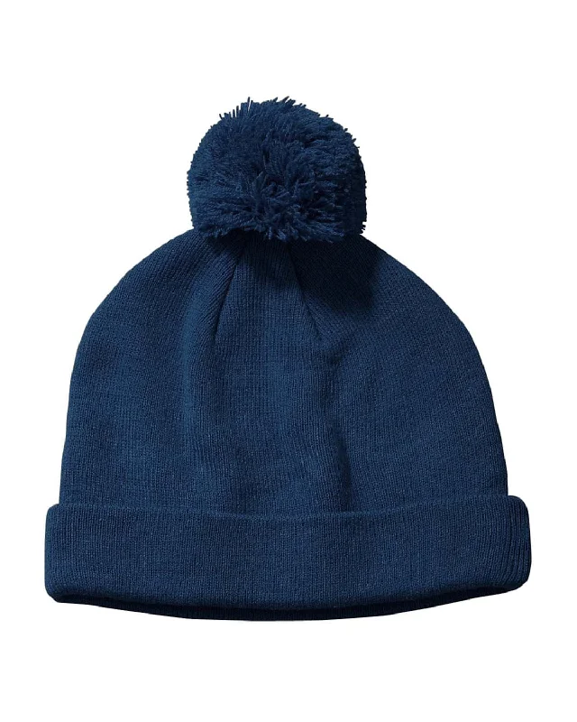 Big Accessories BX028 Knit Pom Beanie