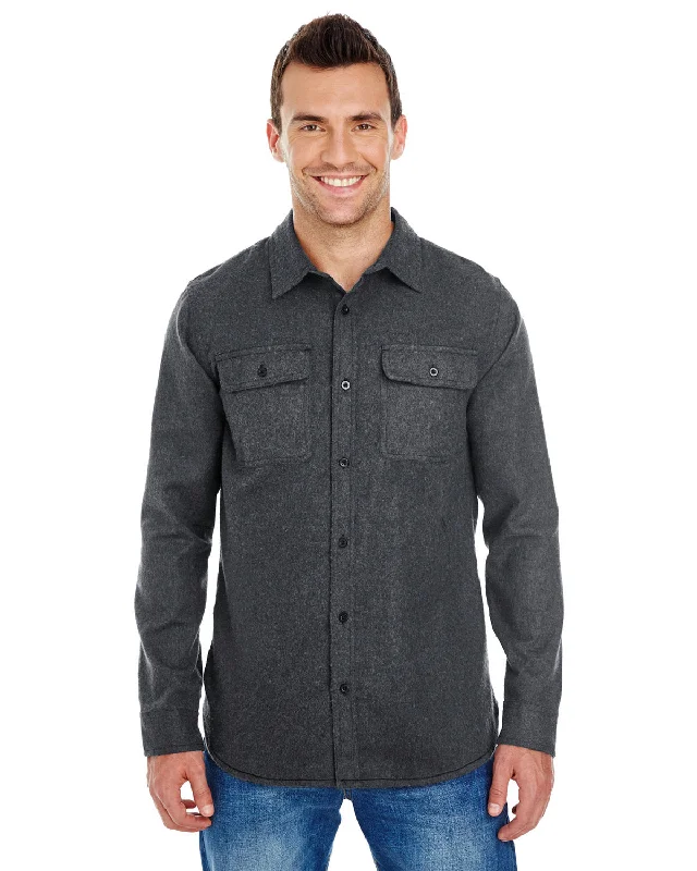 Burnside BU8200 Men's Solid Flannel Shirt