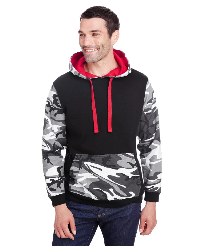 Code Five 3967 Men's Fashion Camo Hooded Sweatshirt