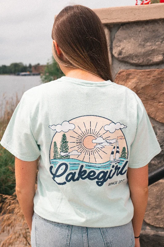 Dreamy Sailboat Short Sleeve in Mint