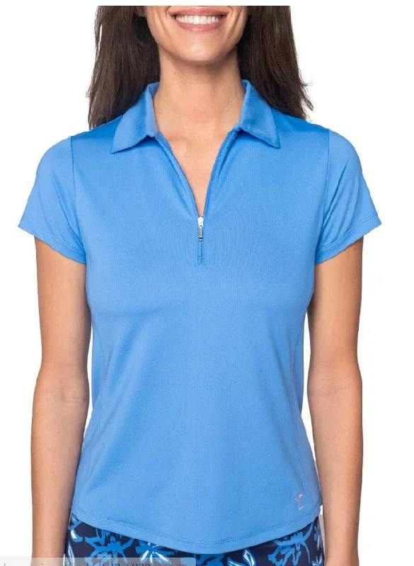 Golftini Short Sleeve Zip Polo (Multiple Colors)