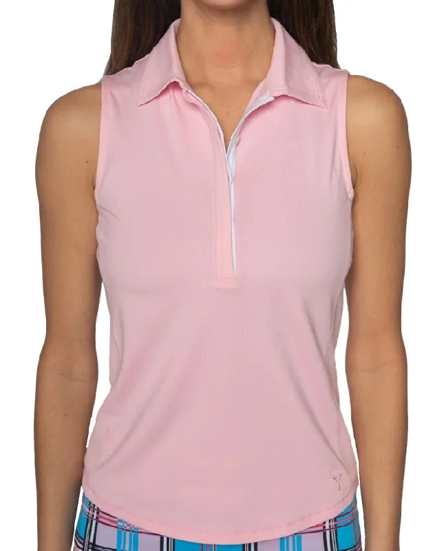 GOLFTINI SLEEVELESS CONTRAST FABULOUS POLO