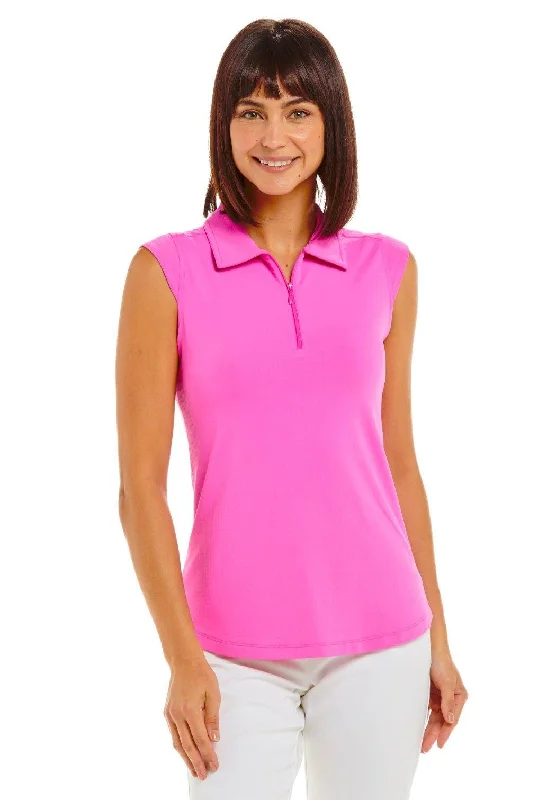 IBKUL Sleeveless Polo (Multiple Colors)