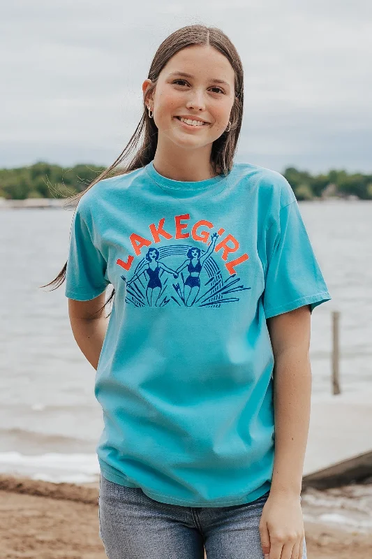 Lakegirl Ringspun Short Sleeve in Caribbean