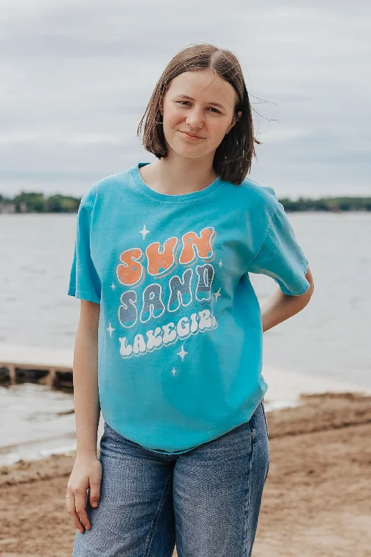 Lakegirl Ringspun Short Sleeve in Caribbean