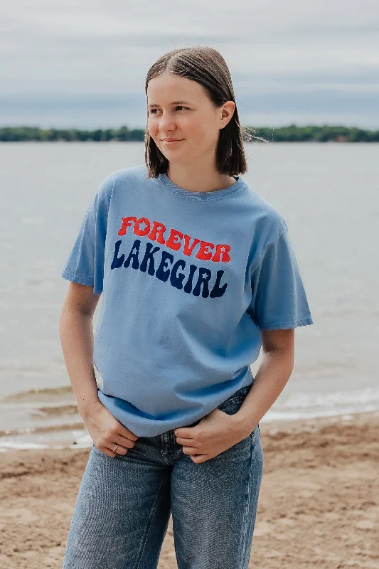 Lakegirl Ringspun Short Sleeve in Cornflower Blue