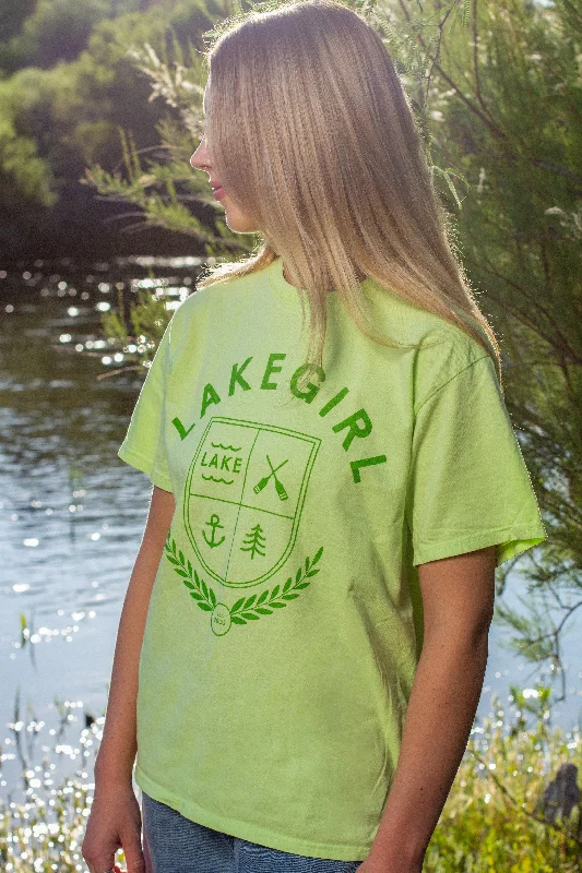 Lakegirl Ringspun Short Sleeve in Lime