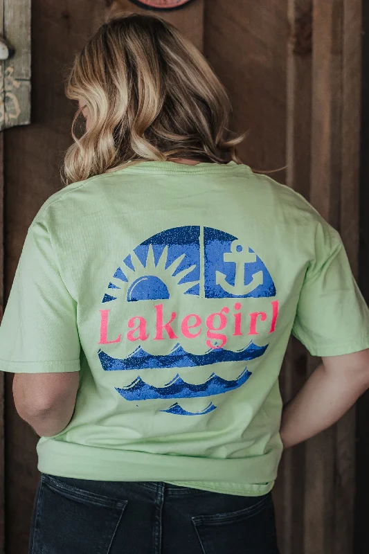 Lakegirl Ringspun Short Sleeve in Lime