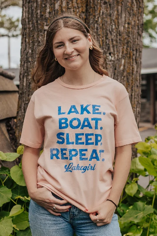 Lakegirl Ringspun Short Sleeve in Rose Quartz