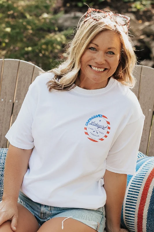 Ringspun Short Sleeve Tee in White