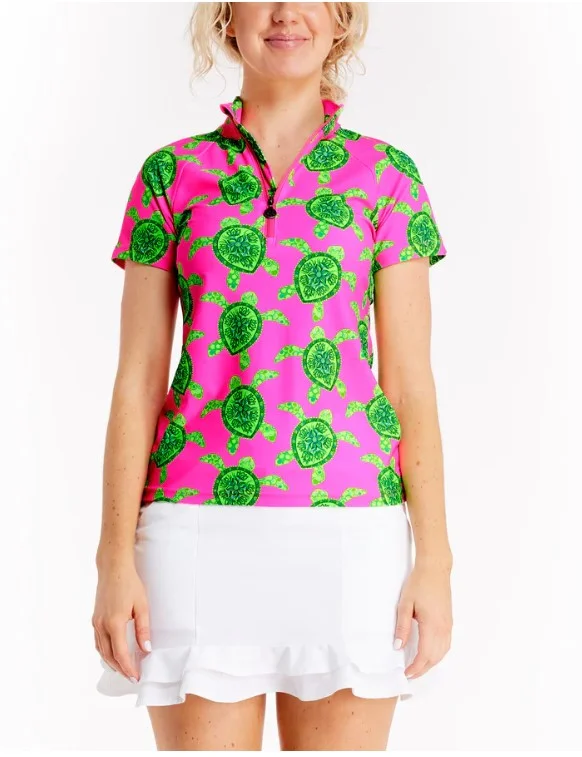 Tzu Tzu Lucy Tortuga Short Sleeve Polo