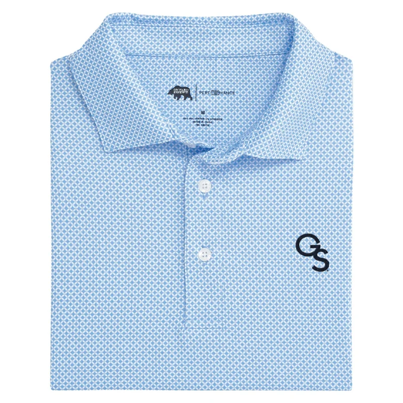 Georgia Southern GS Scope Printed Polo - Sky