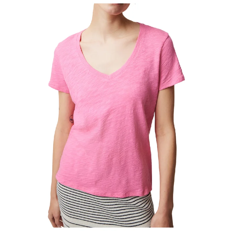 Pink Lotus School Boy V-Neck